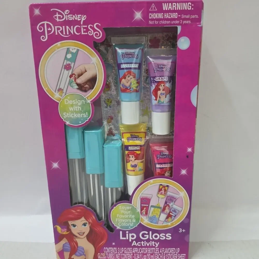 Disney Princess Create Your Own Lip Gloss Activity Set - The Little Mermaid New
